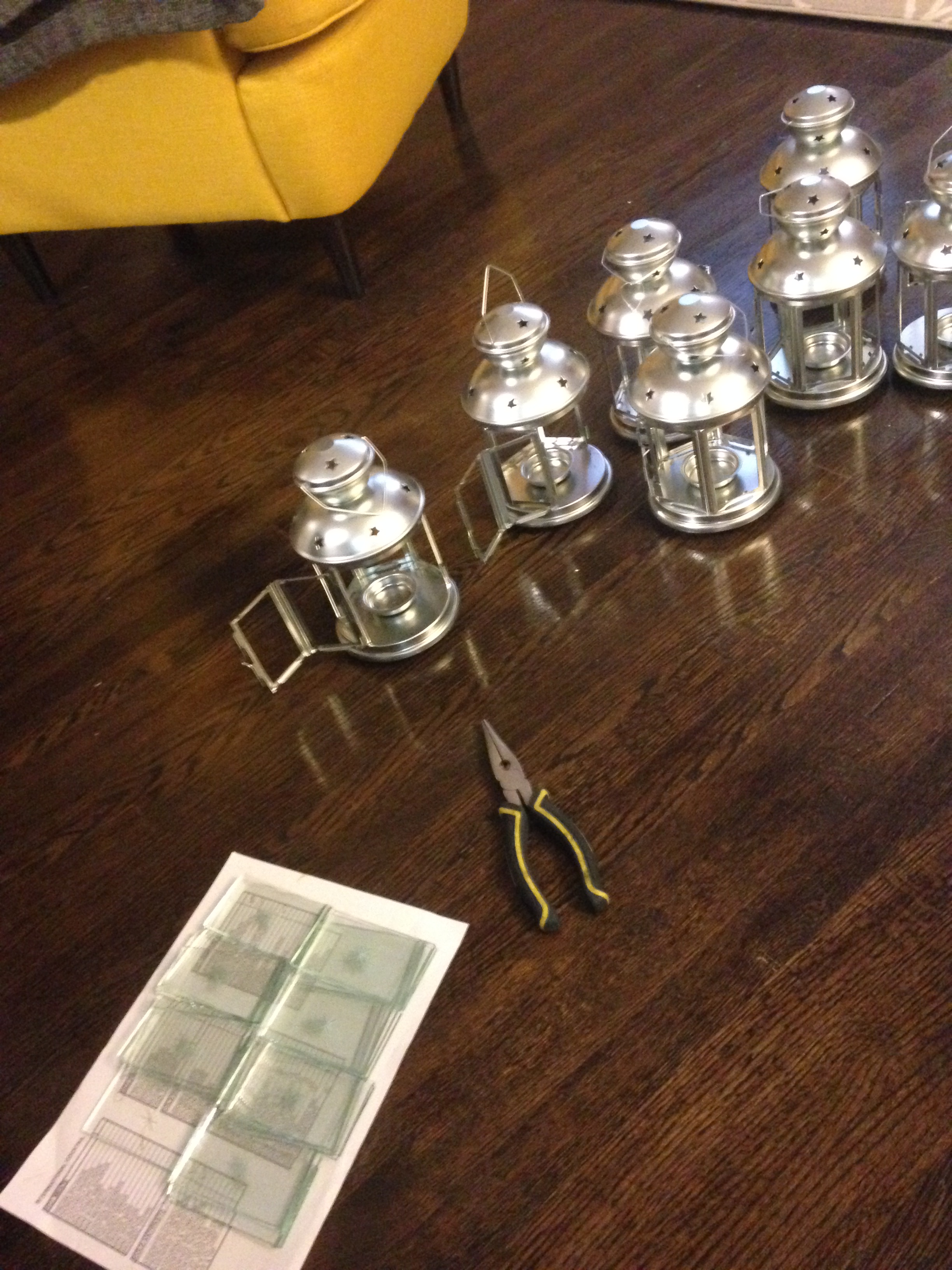 lantern glass removal