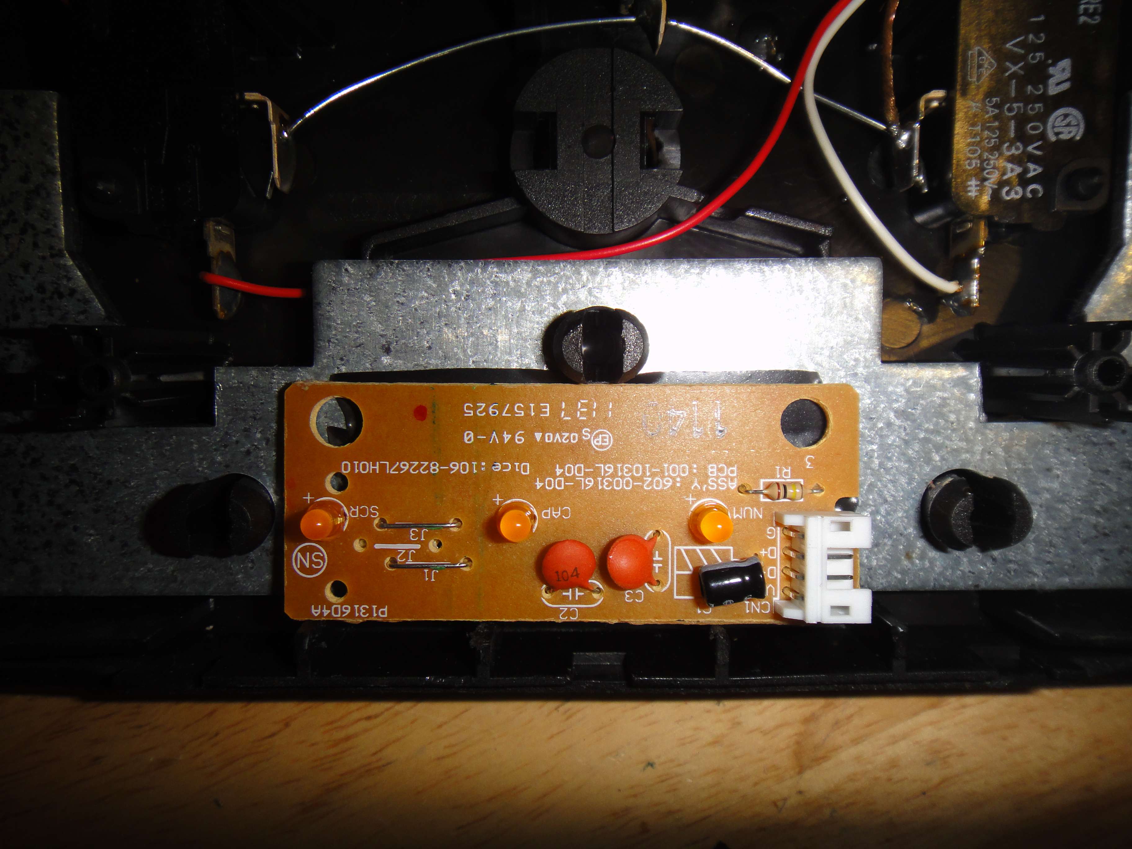 pedal pcb location