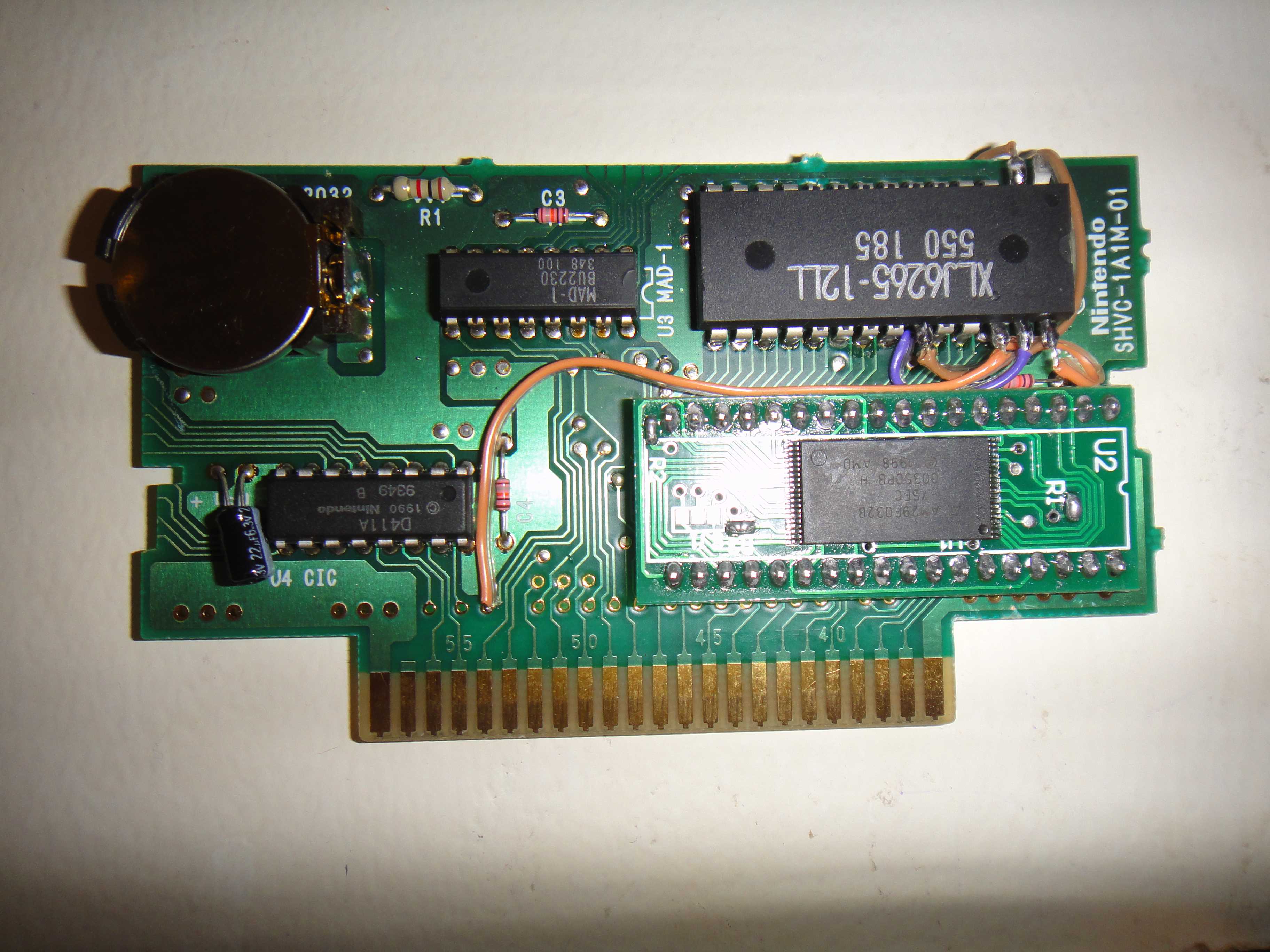 Upgrading RAM in SNES carts
