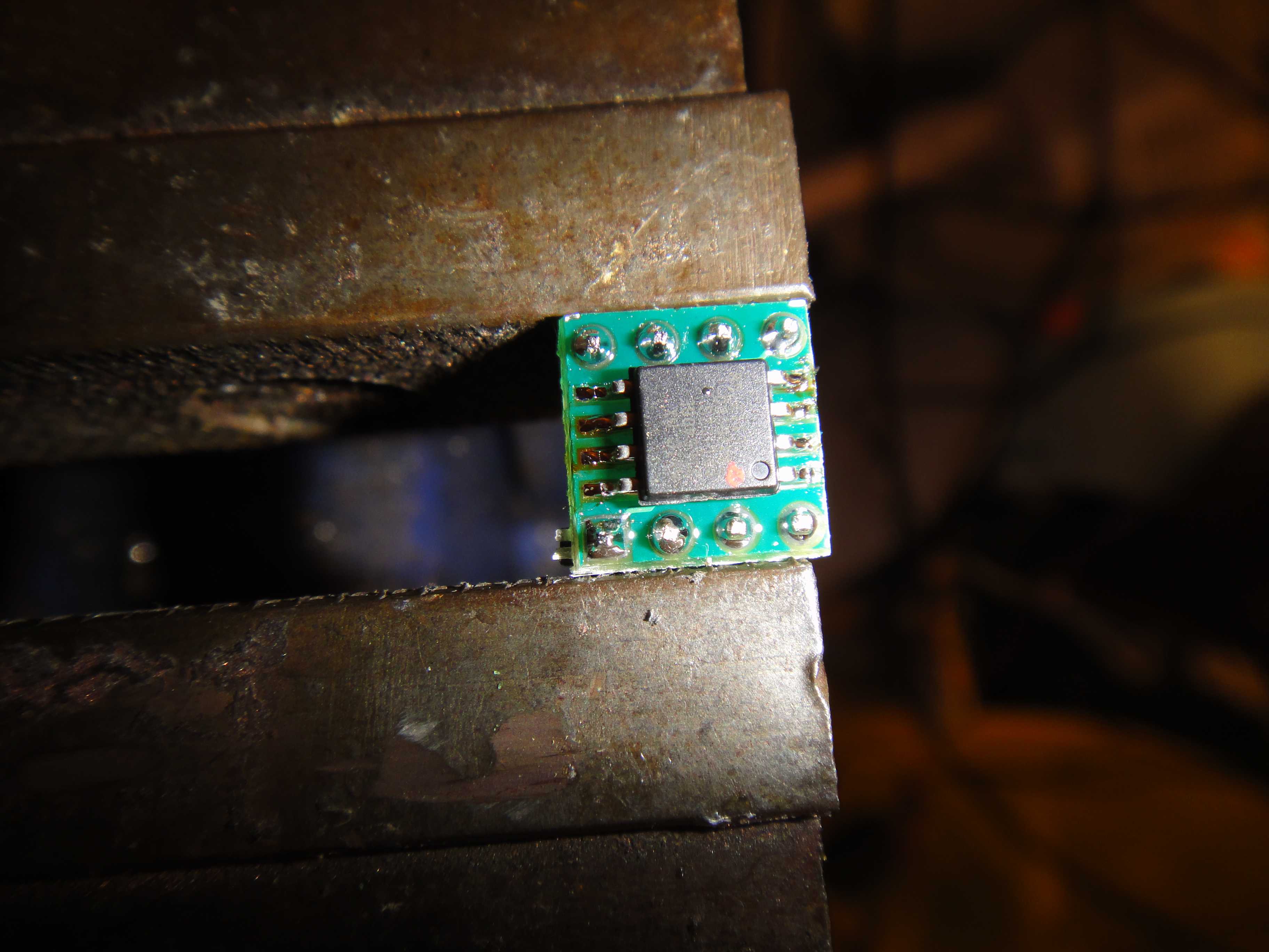 Adapter soldered